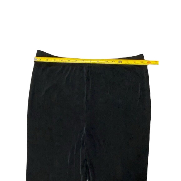 Softwear By Mark Singer Women Black Casual Pants Elastic Waist Size Medium - Picture 10 of 12